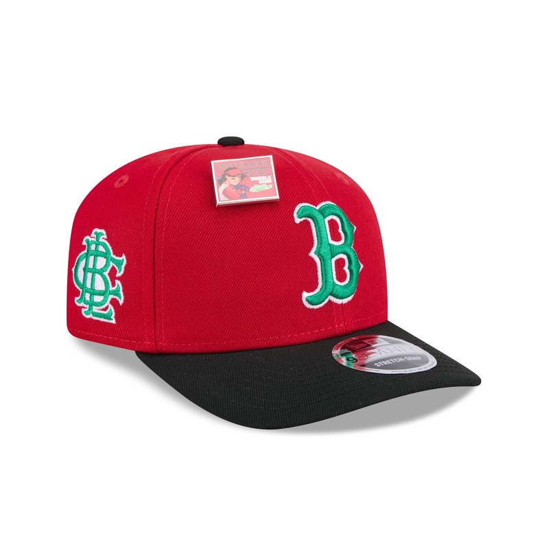 Big League Chew X Boston Red Sox Slammin’ Strawberry 9SEVENTY Stretch-Snap Hat