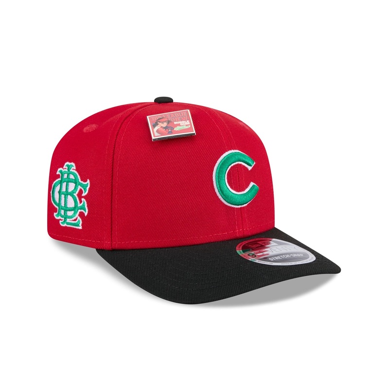 Big League Chew X Chicago Cubs Slammin’ Strawberry 9SEVENTY Stretch-Snap Hat
