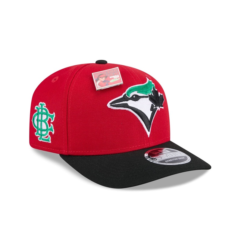 Big League Chew X Toronto Blue Jays Slammin’ Strawberry 9SEVENTY Stretch-Snap Hat