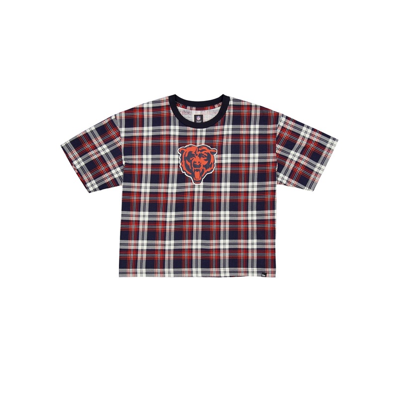 Chicago Bears 3rd Down Plaid Women’s T-Shirt