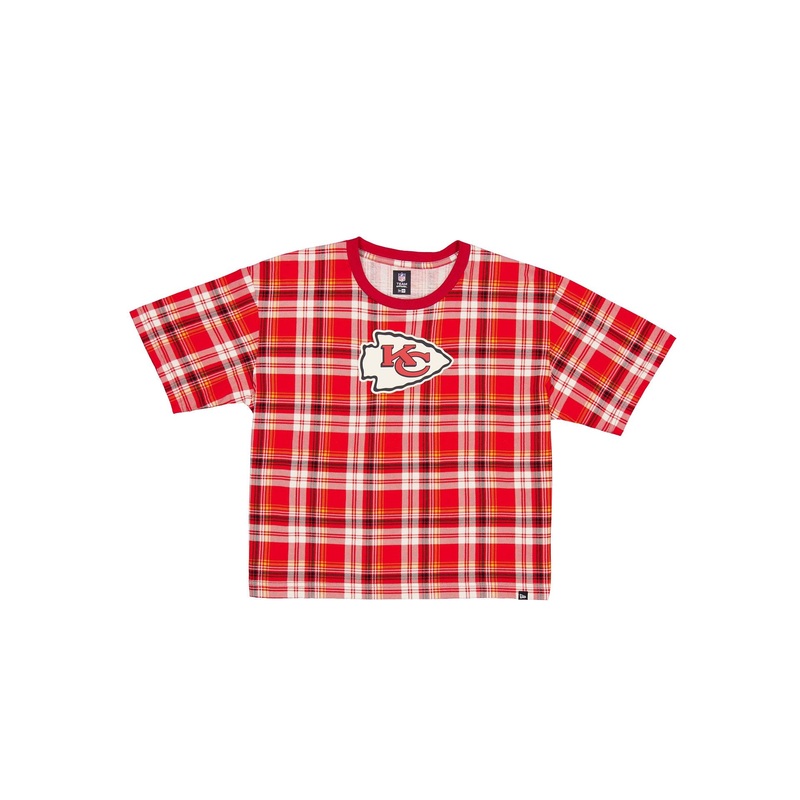 Kansas City Chiefs 3rd Down Plaid Women’s T-Shirt