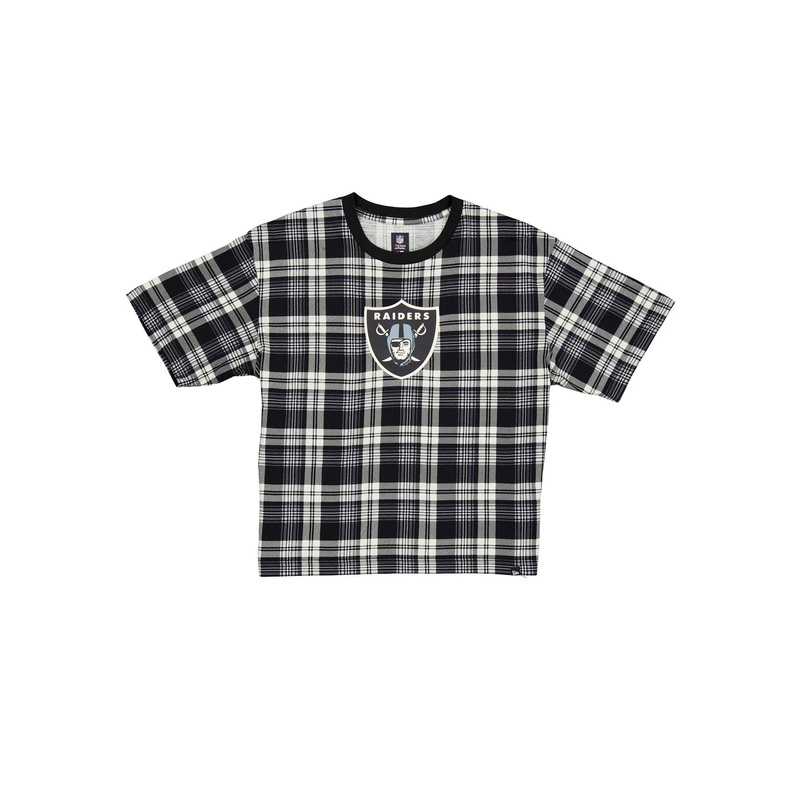 Las Vegas Raiders 3rd Down Plaid Women’s T-Shirt