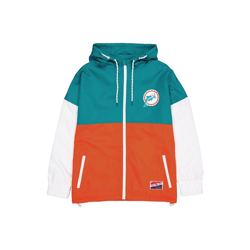 Miami Dolphins Throwback Windbreaker