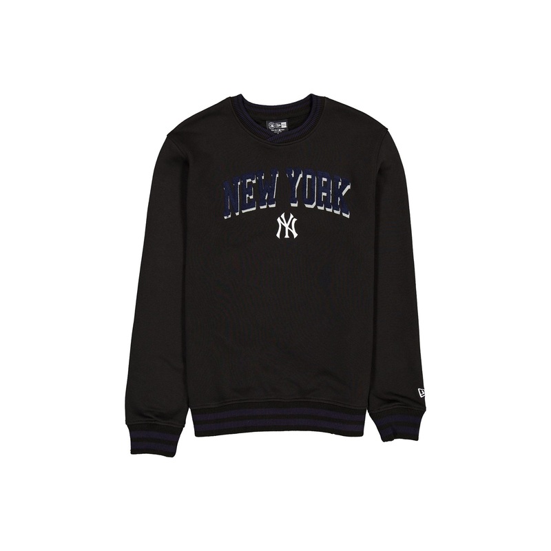 New York Yankees Sport Night Black Crewneck