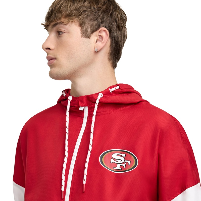 San Francisco 49ers Throwback Windbreaker