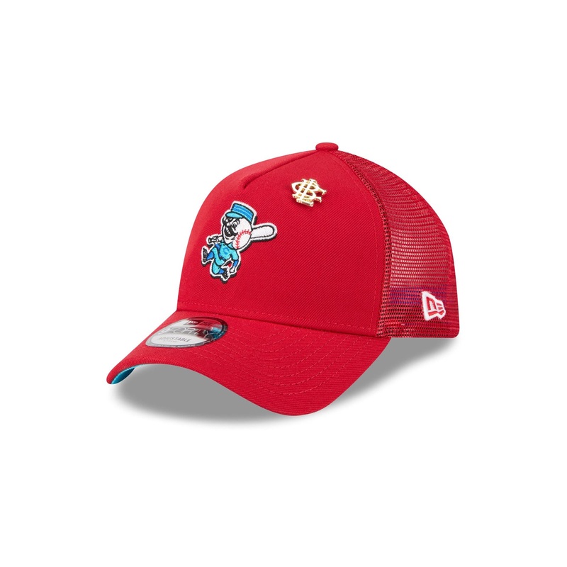 Big League Chew x Cincinnati Reds 9FORTY A-Frame Trucker Hat