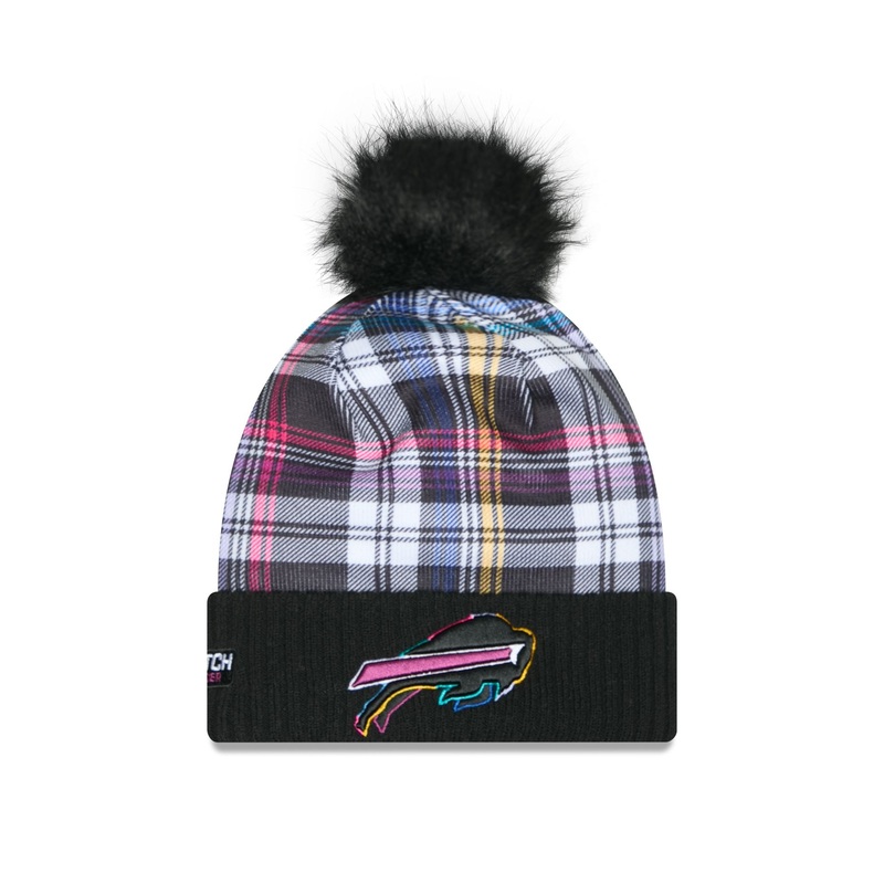 Buffalo Bills 2024 Crucial Catch Women’s Pom Knit Hat