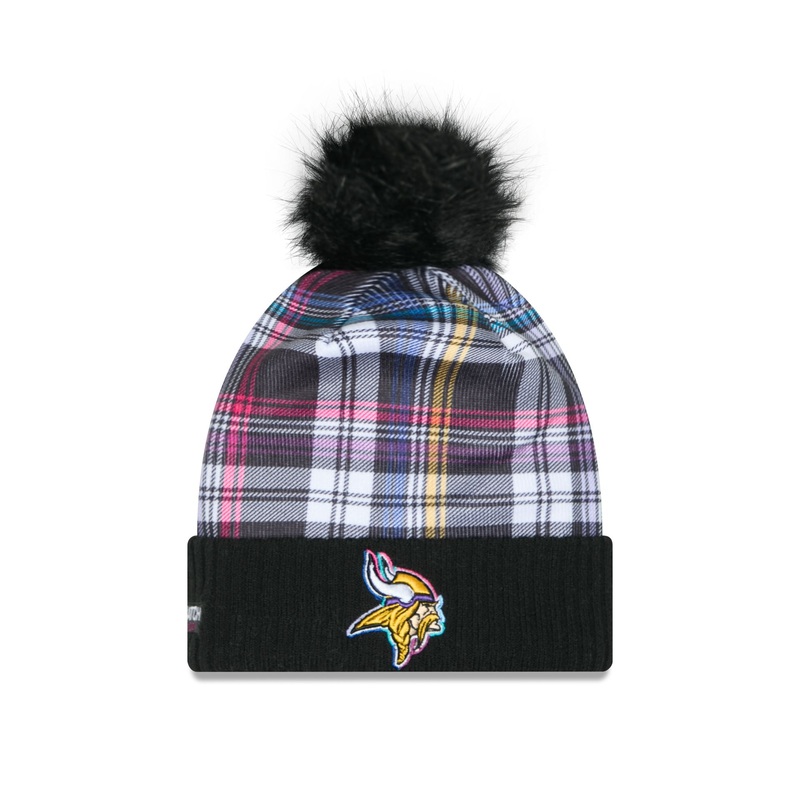 Minnesota Vikings 2024 Crucial Catch Women’s Pom Knit Hat
