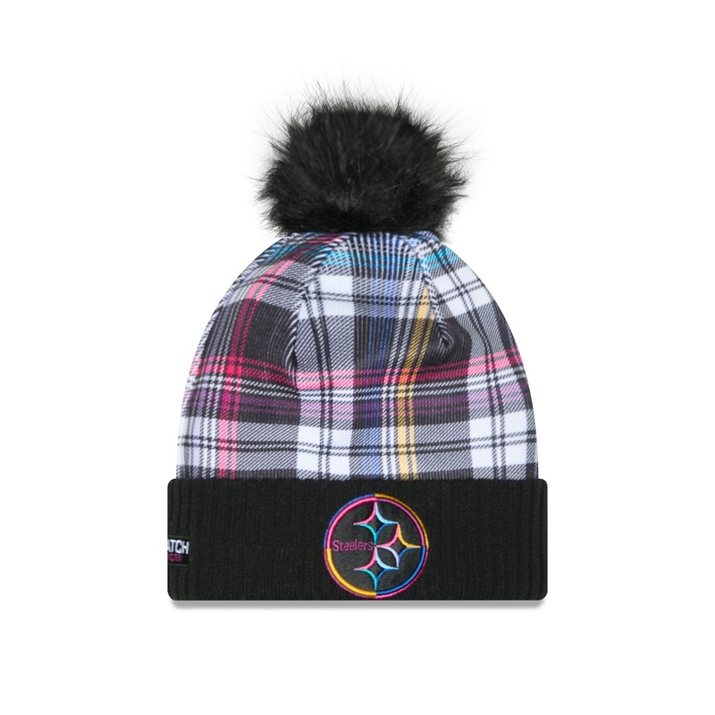 Pittsburgh Steelers 2024 Crucial Catch Women’s Pom Knit Hat