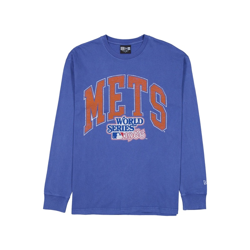 New York Mets Oversized Essentials Long Sleeve T-Shirt