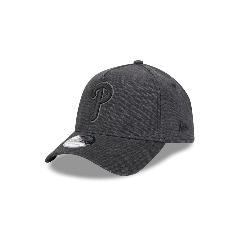 Philadelphia Phillies Logo Essentials Black 9FORTY A-Frame Snapback Hat