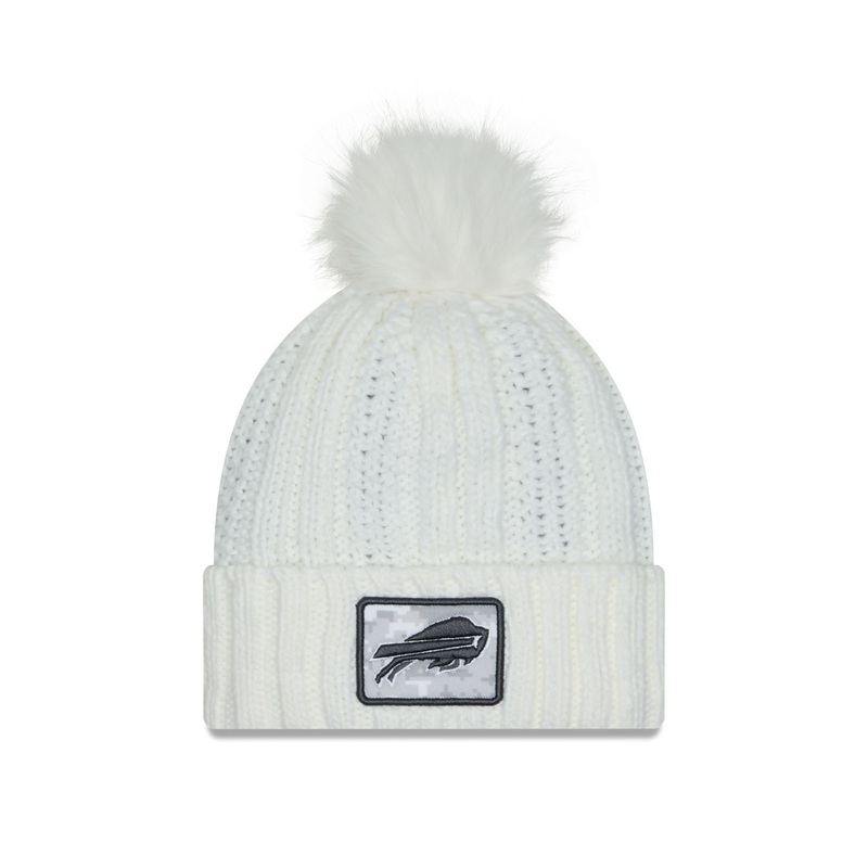 Buffalo Bills 2024 Salute to Service Women’s Pom Knit Hat