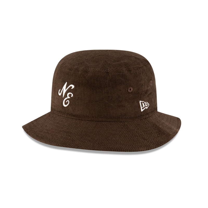 Corduroy Classic Walnut Bucket Hat