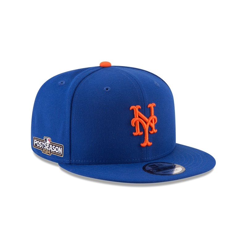 New York Mets 2024 Post Season Side Patch 9FIFTY Snapback Hat