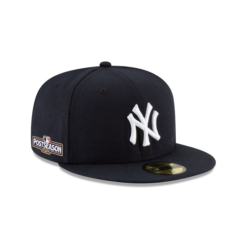 New York Yankees 2024 Postseason Side Patch 59FIFTY Fitted Hat