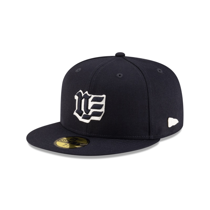 Blackletter Navy 59FIFTY Fitted Hat