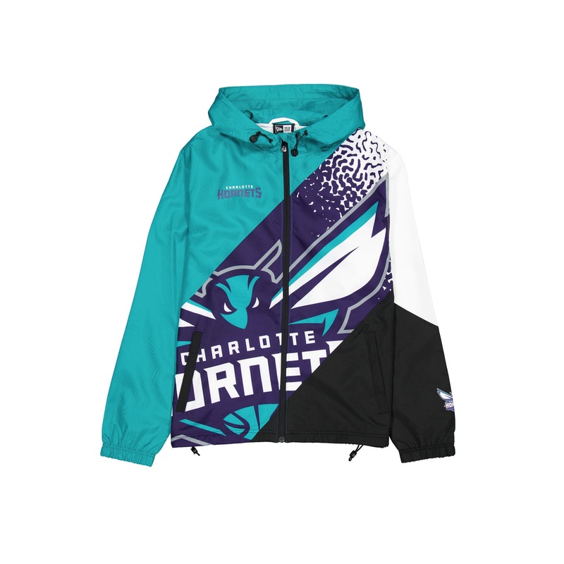 Charlotte Hornets Sport Classics Color Block Windbreaker