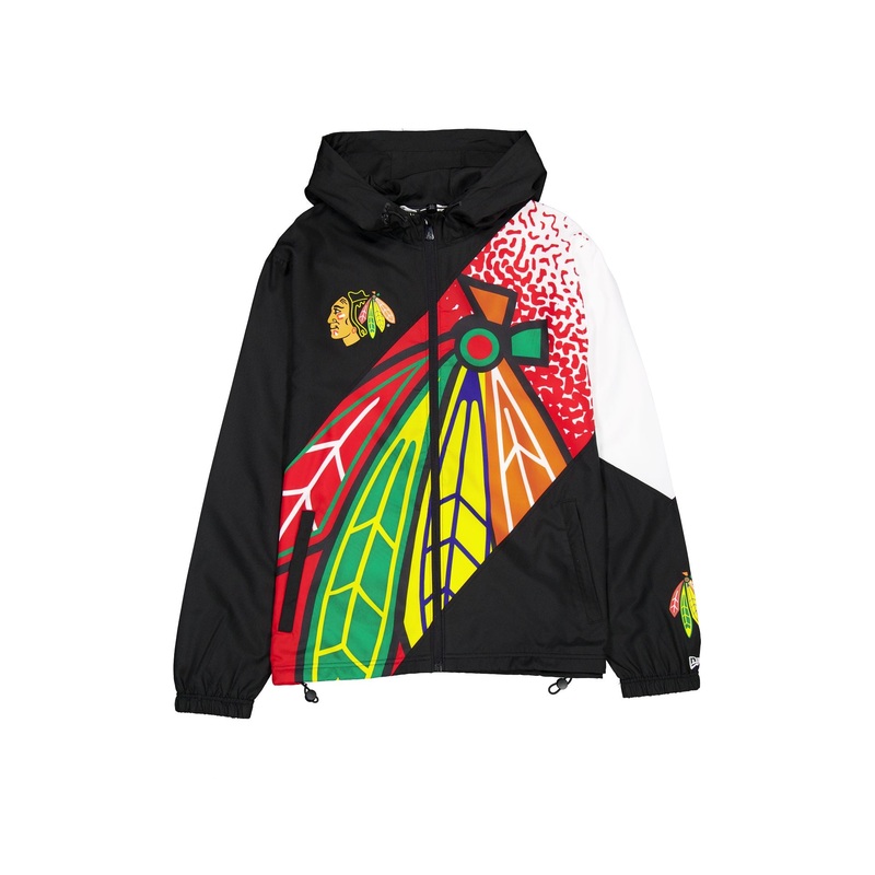 Chicago Blackhawks Sport Classics Color Block Windbreaker