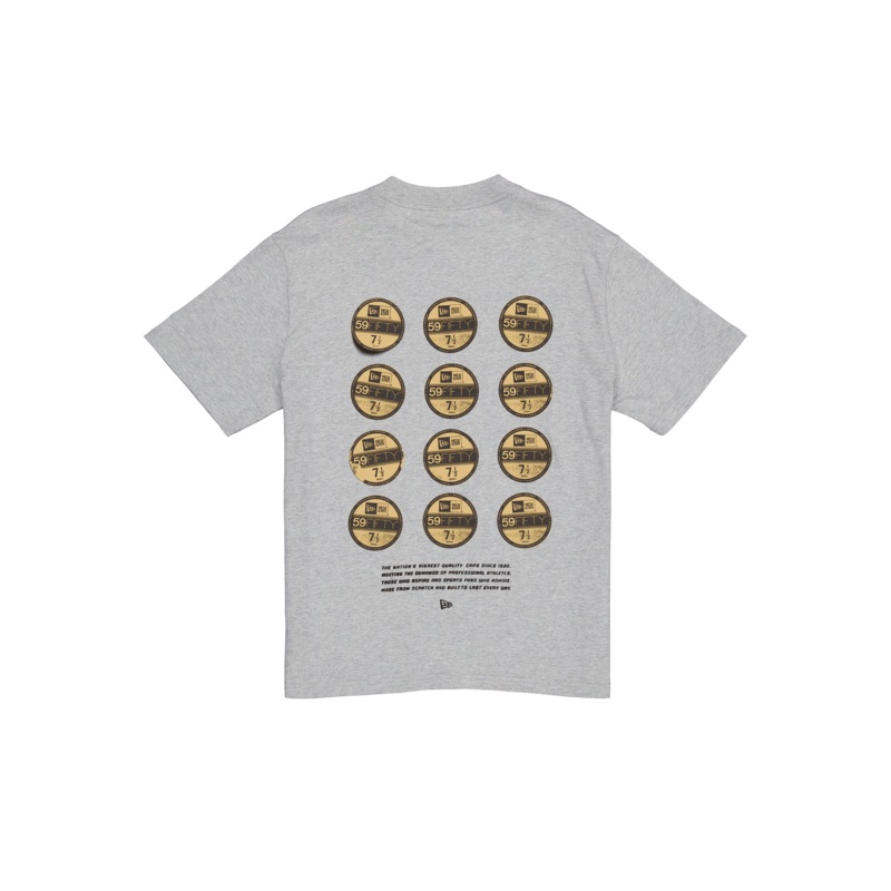 Medallion Graphic Heather Gray T-Shirt
