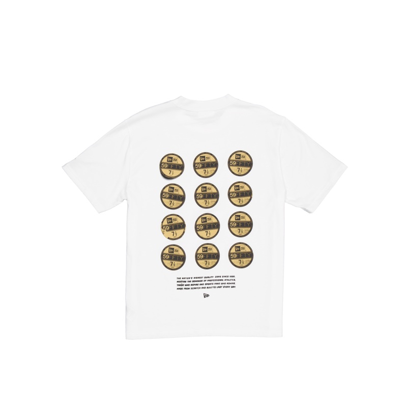 Medallion Graphic Optic White T-Shirt