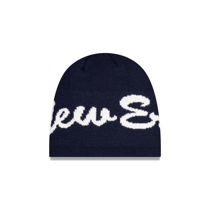 Postscript Mohair Navy Beanie Hat