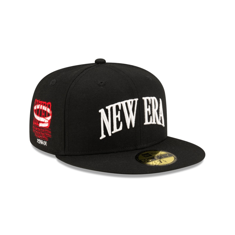 Sized Black 59FIFTY Fitted Hat