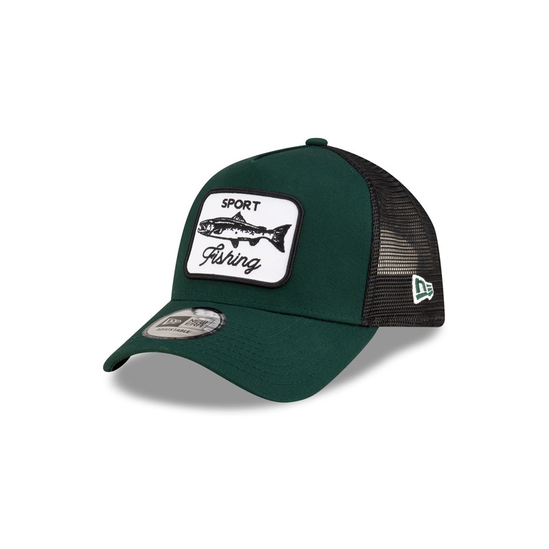 Green Fishing 9FORTY A-Frame Trucker Hat