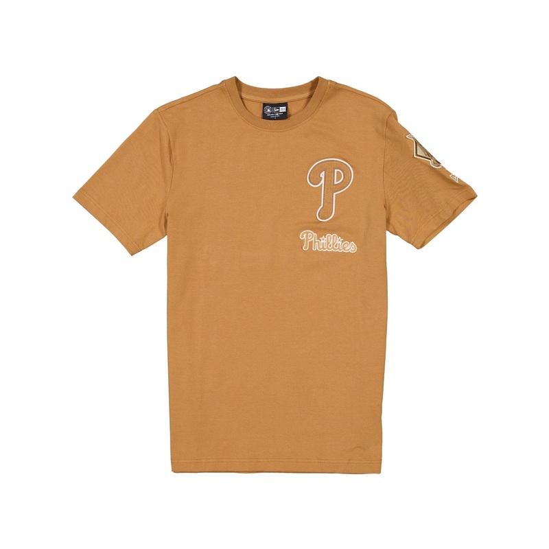 Philadelphia Phillies Light Bronze Logo Select T-Shirt