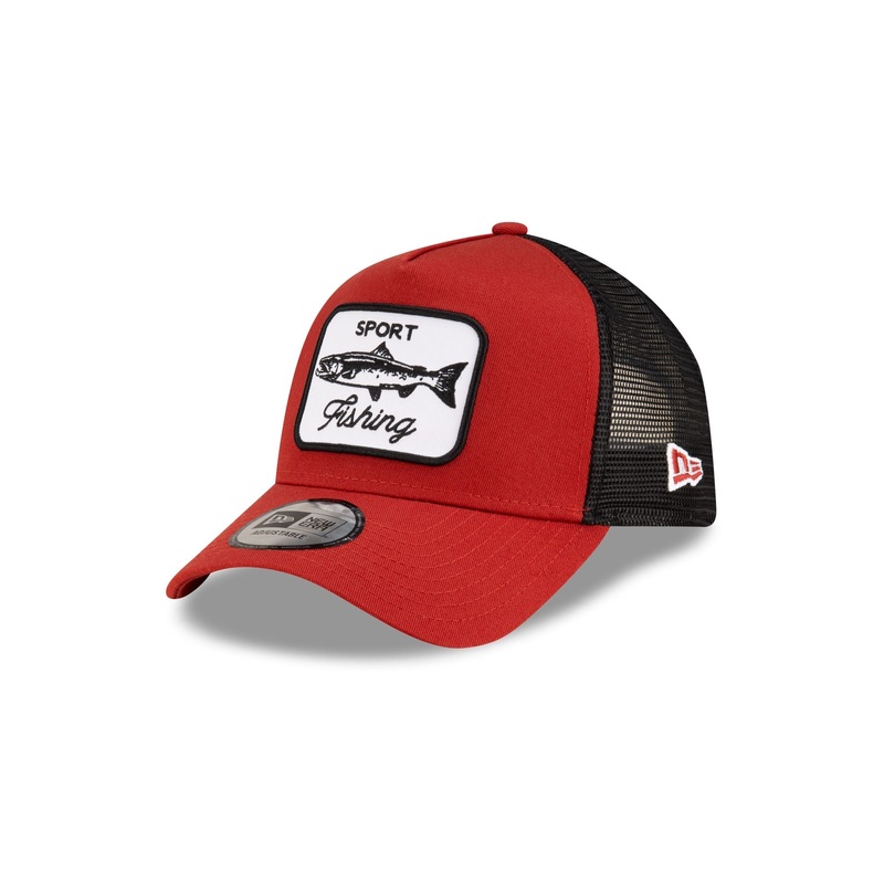 Red Fishing 9FORTY A-Frame Trucker Hat
