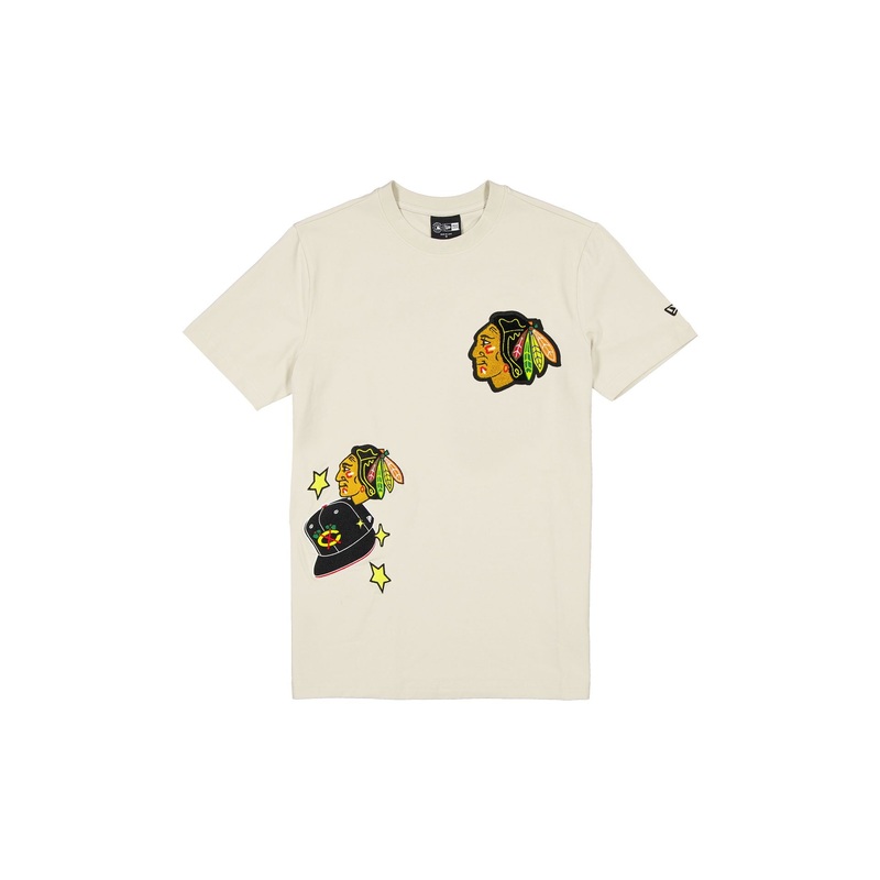 Chicago Blackhawks Stone Logo Select T-Shirt
