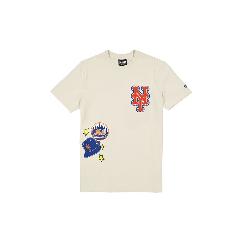 New York Mets Stone Logo Select T-Shirt