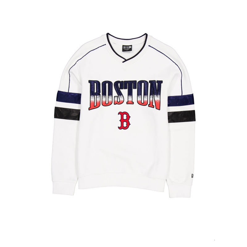 Boston Red Sox Sport Classics White Crewneck