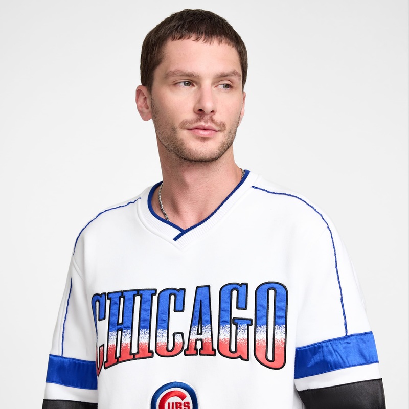 Chicago Cubs Sport Classics White Crewneck