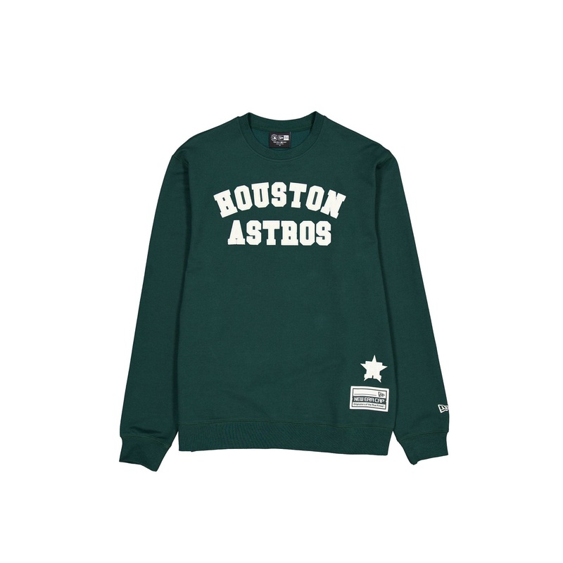 Houston Astros Dark Green Logo Select Crewneck