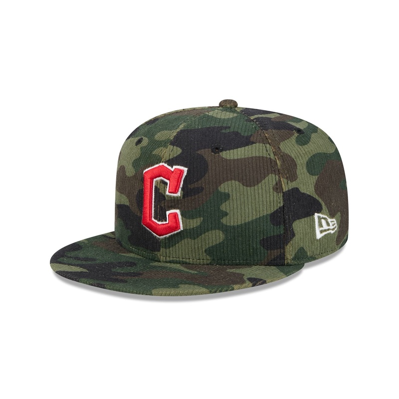 Cleveland Guardians Camo Cord 59FIFTY Fitted Hat