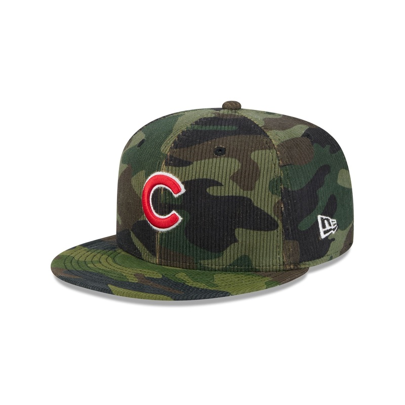 Chicago Cubs Camo Cord 59FIFTY Fitted Hat