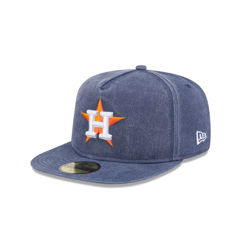 Houston Astros Pigment Dye 59FIFTY A-Frame Fitted Hat