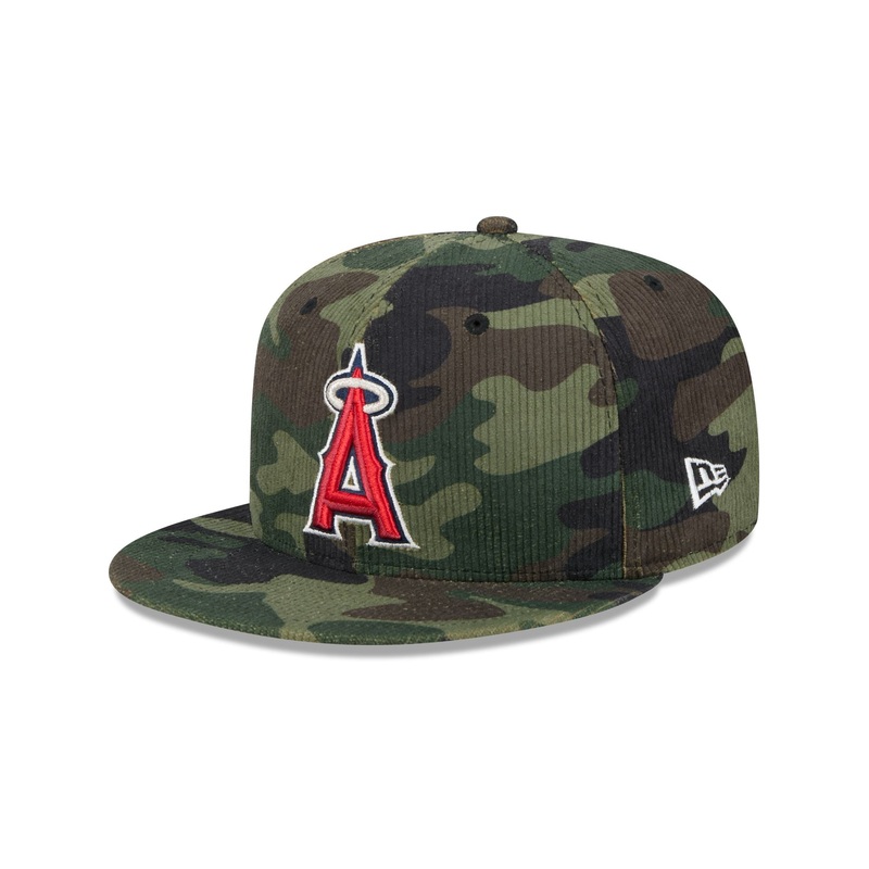 Los Angeles Angels Camo Cord 59FIFTY Fitted Hat
