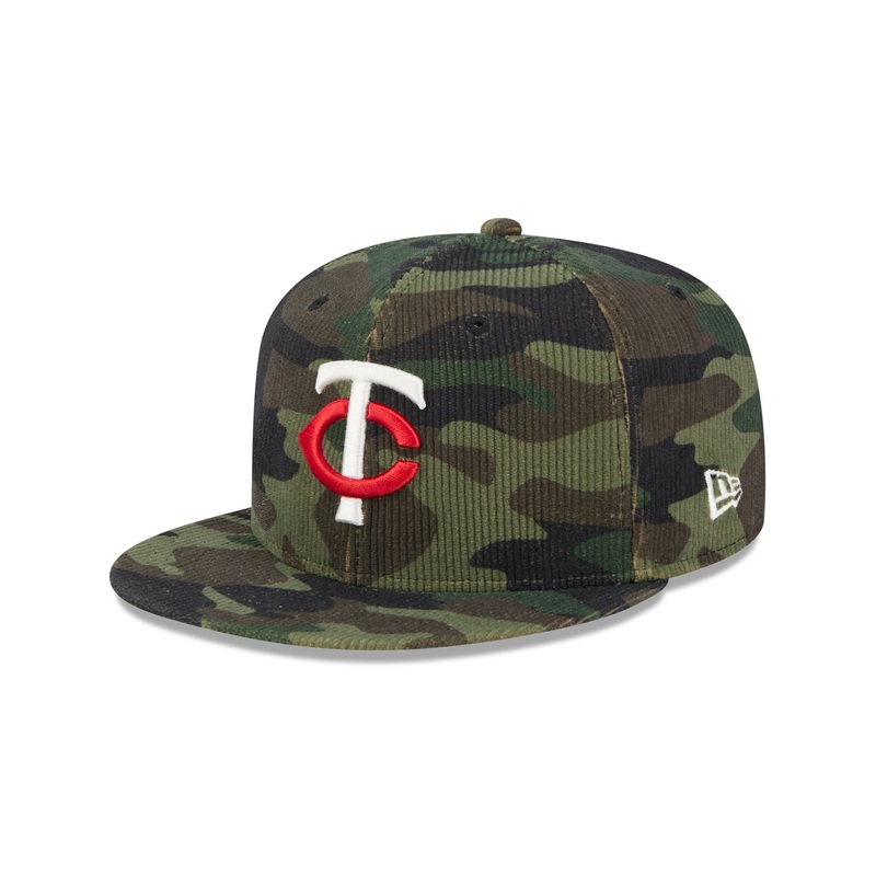 Minnesota Twins Camo Cord 59FIFTY Fitted Hat