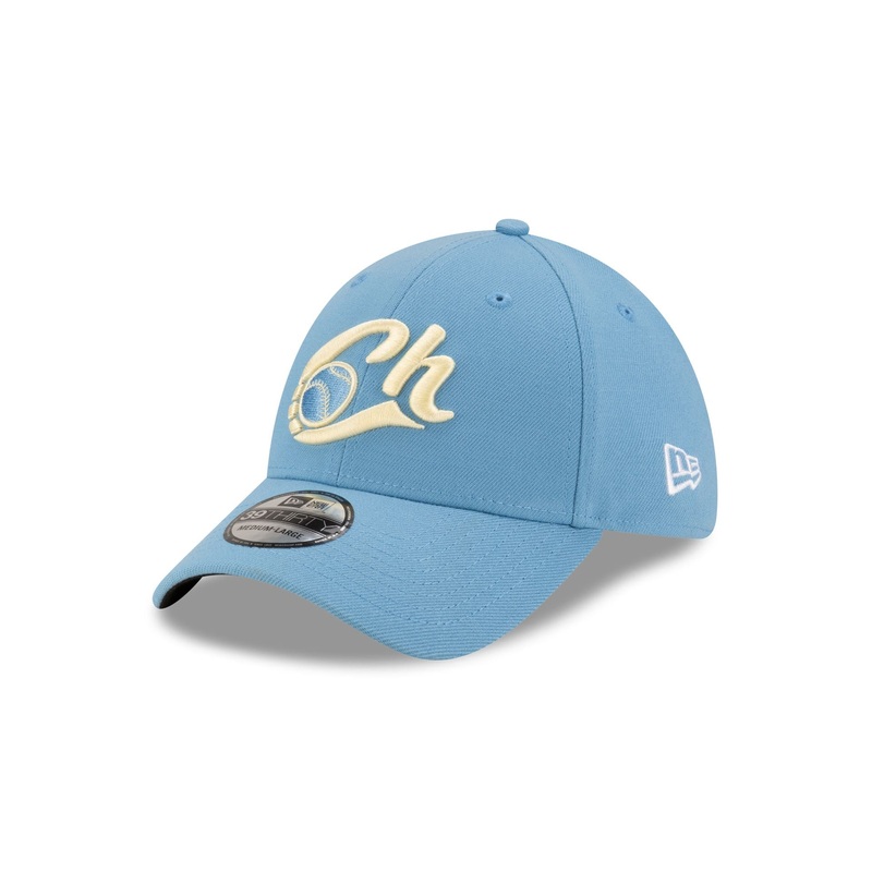 Charros De Jalisco Sky Blue 39THIRTY Stretch Fit Hat