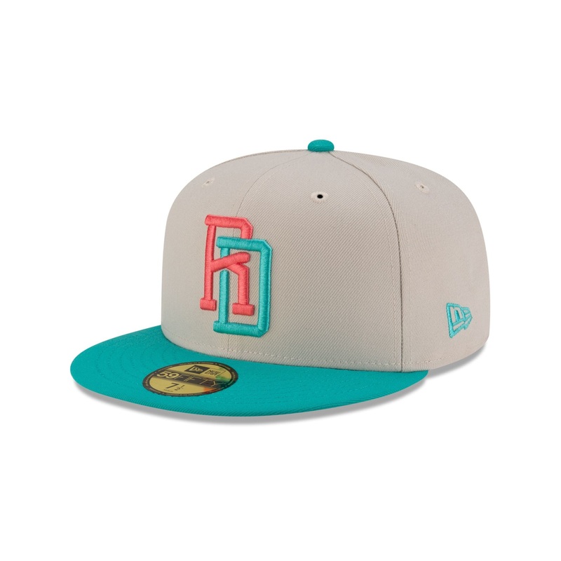 Dominican Republic Teal Alt 59FIFTY Fitted Hat
