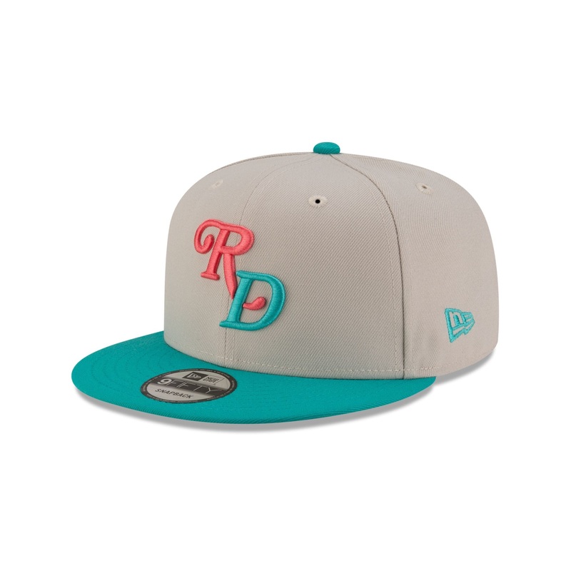 Dominican Republic Teal Script 9FIFTY Snapback Hat