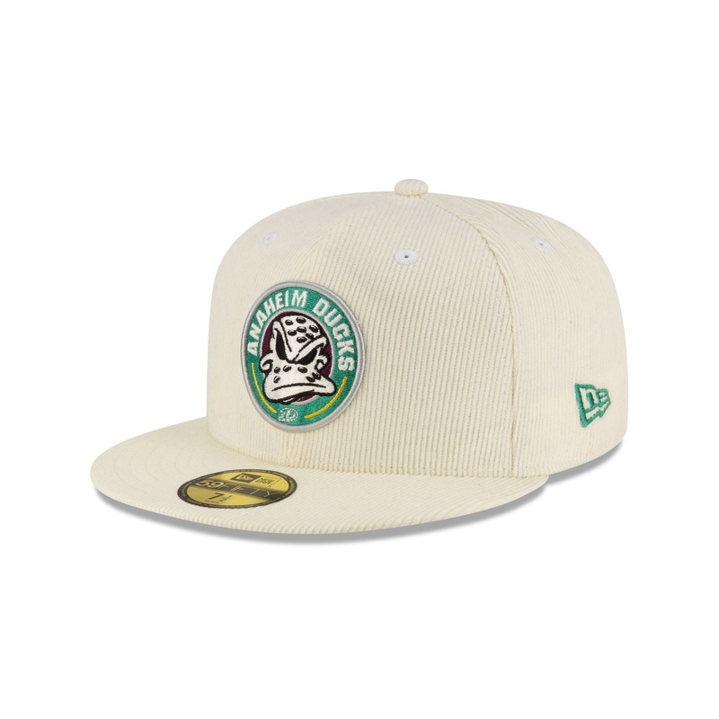 Just Caps Corduroy Anaheim Ducks Historic 59FIFTY Fitted Hat
