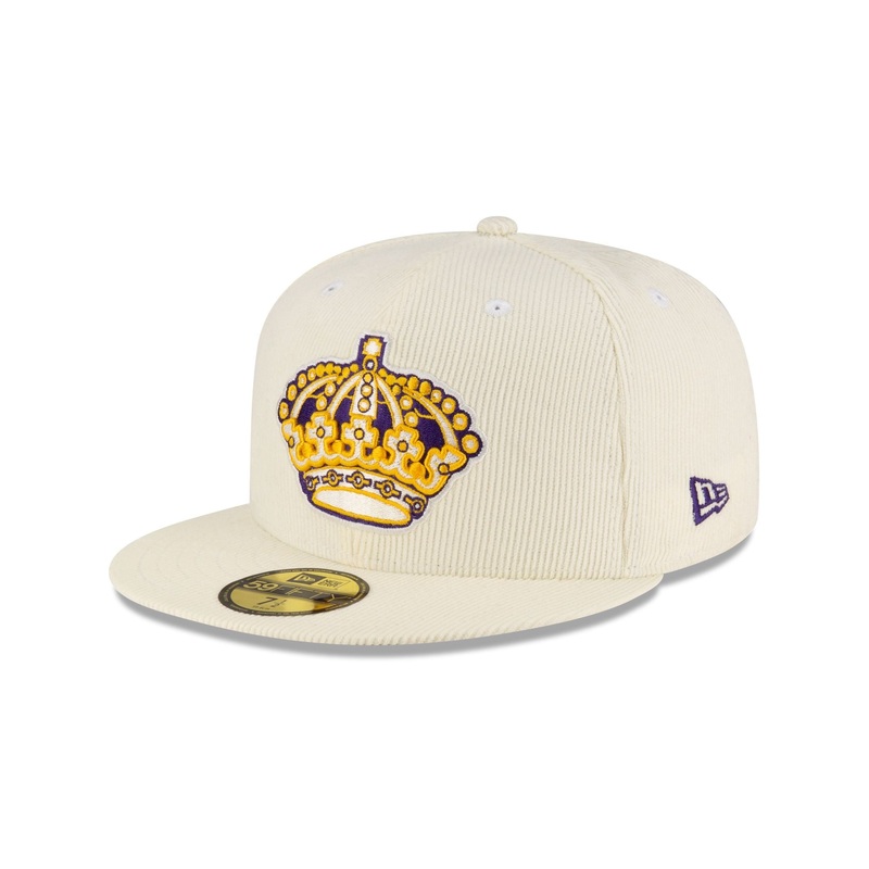 Just Caps Corduroy Los Angeles Kings Historic 59FIFTY Fitted Hat