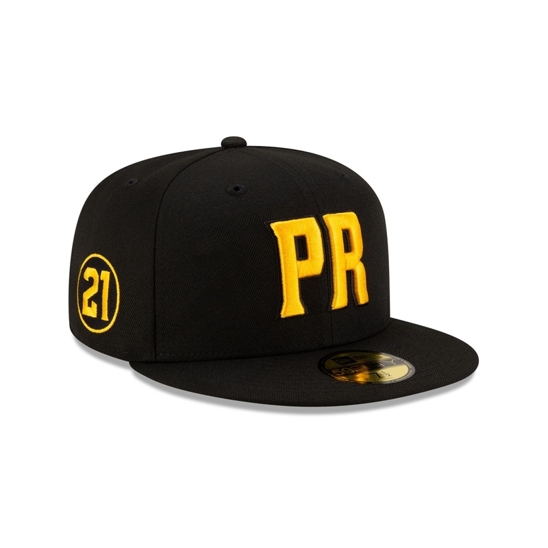 Puerto Rico Black Alt 59FIFTY Fitted Hat