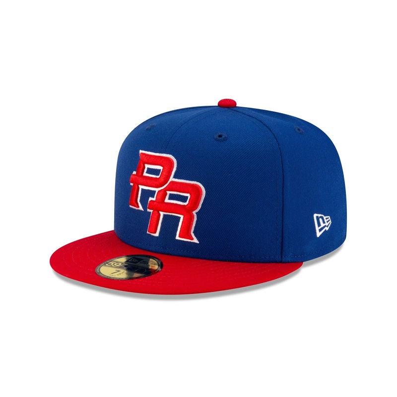Puerto Rico Royal Blue Alt 59FIFTY Fitted Hat