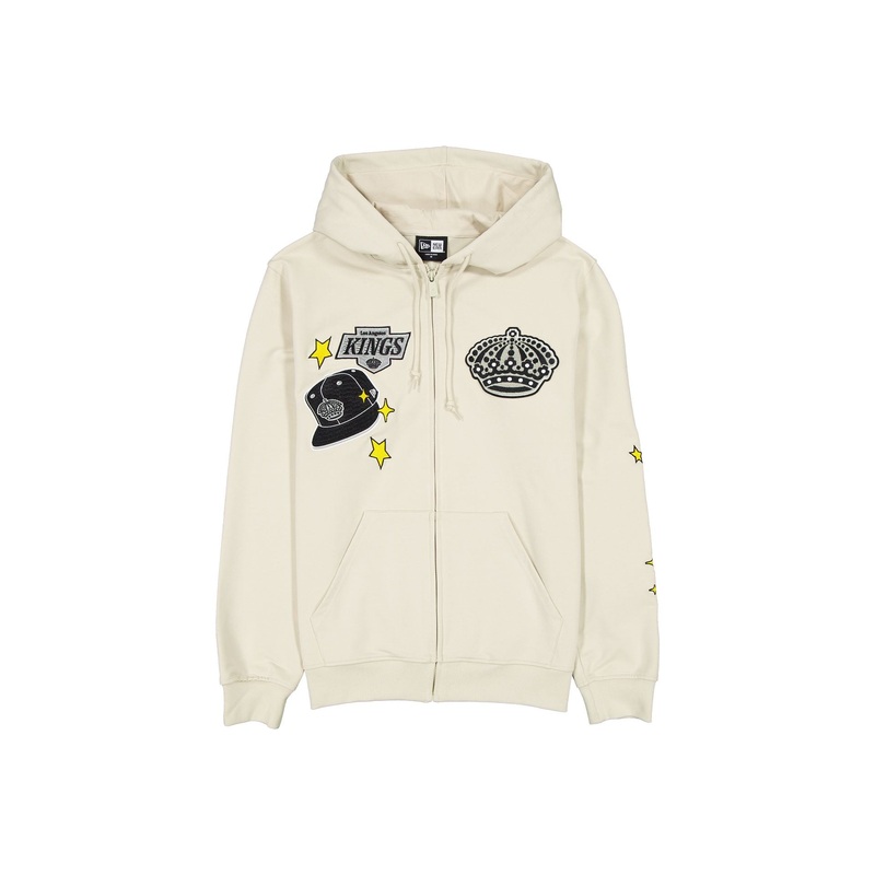 Los Angeles Kings Stone Logo Select Full-Zip Hoodie