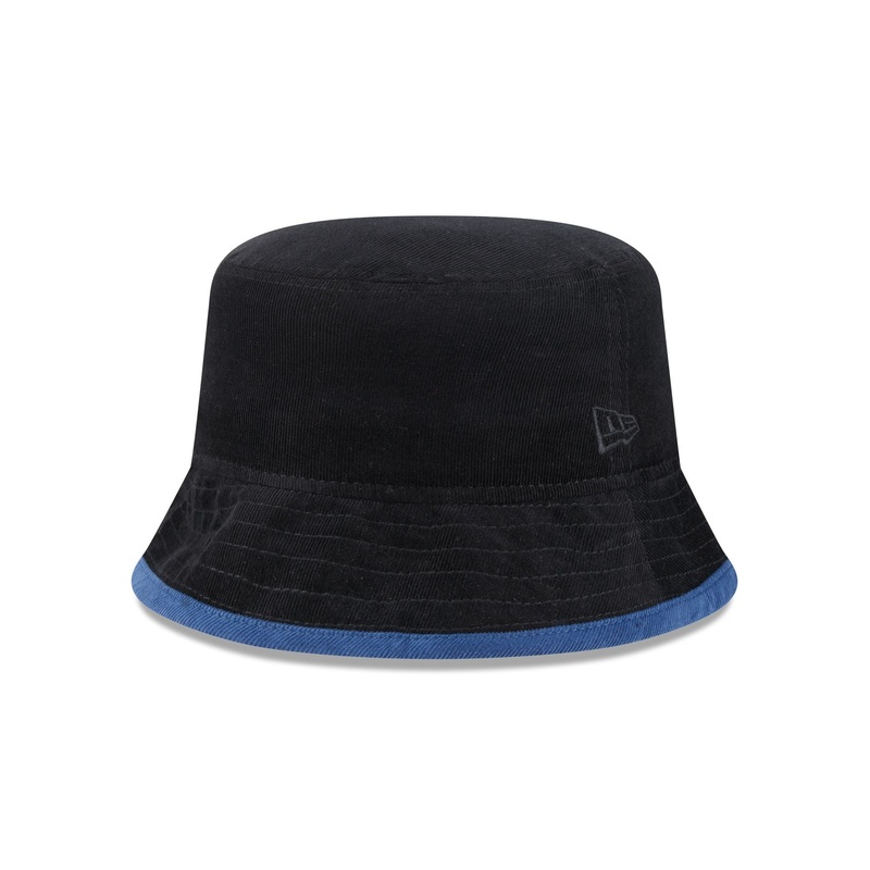Black Slate Cord Bucket Hat
