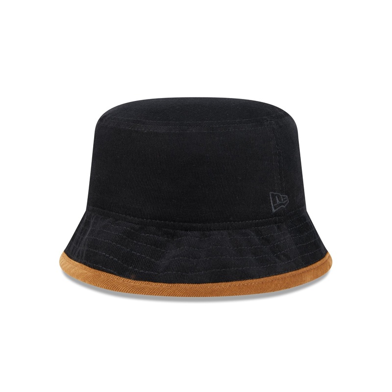 Black Tiramisu Cord Bucket Hat