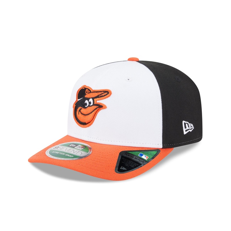 Baltimore Orioles Home Authentic Collection 9SEVENTY Stretch-Snap Hat